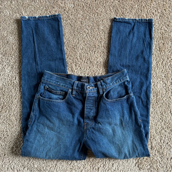 RVCA Men’s New Normal Denim | Size 31 | Dark wash jeans - Picture 3 of 11